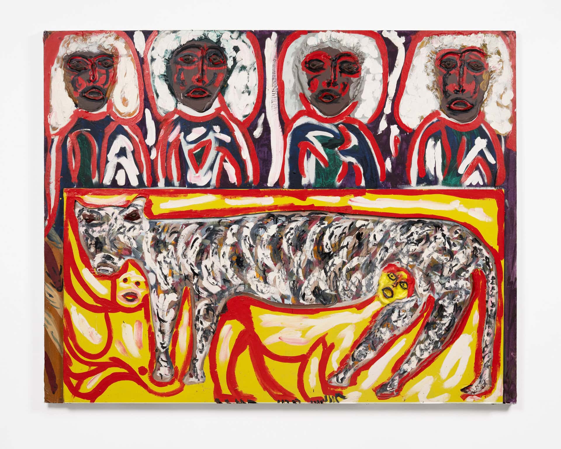 Thornton Dial, Slavery To Freedom: People Behind the Counter, 1989